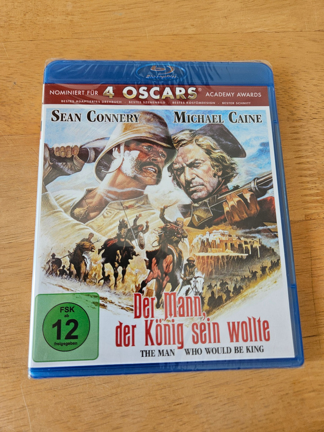 The Man Who Would Be King (Blu-ray, uusi)