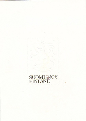 2017 Suomen vaakuna postituore blokki
