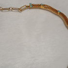 1970-luvun Mesh kaulakoru cabochon-koru, kaulakoru, - pikkukuva 3