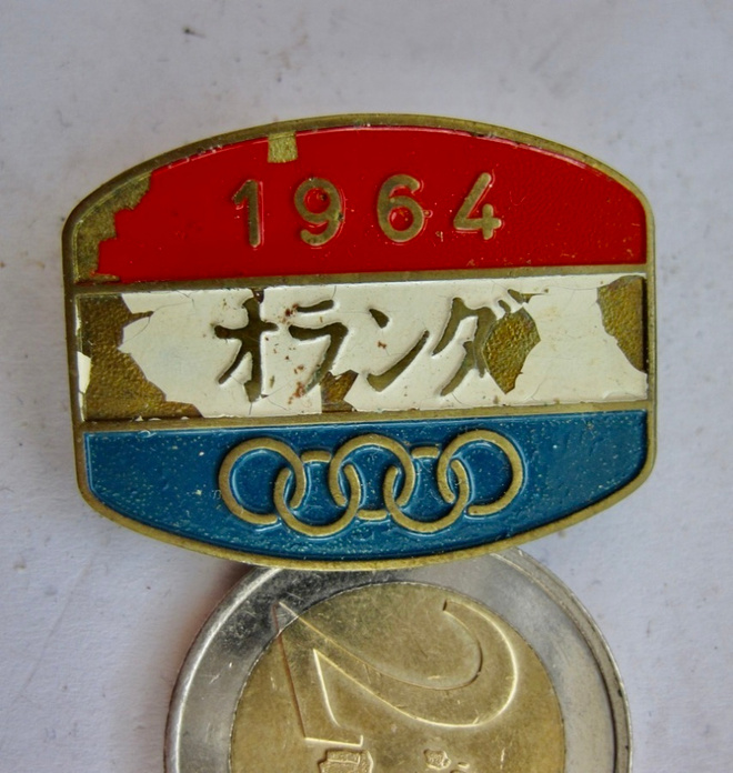 VANHA Virallinen Merkki Olympia 1964 Tokio Netherlands NOC