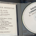 Dave Lindholm: B. Inventive cd - pikkukuva 3