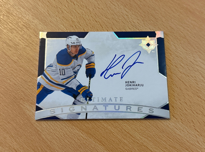 2021-22 Ultimate Henri Jokiharju Ultimate Signatures