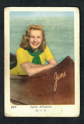 Keräilykuva - June Allyson 449 M.G.M.