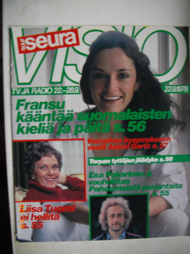 Seuravisio tv ja radio 22.-28.9.1978