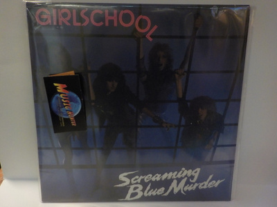 GIRLSCHOOL - SCREAMING BLUE MURDER M-/M- LP