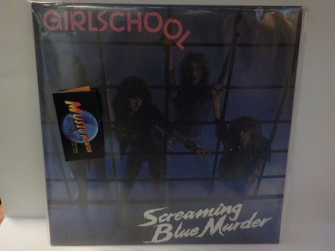 GIRLSCHOOL - SCREAMING BLUE MURDER M-/M- LP