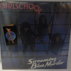 GIRLSCHOOL - SCREAMING BLUE MURDER M-/M- LP - pikkukuva 1