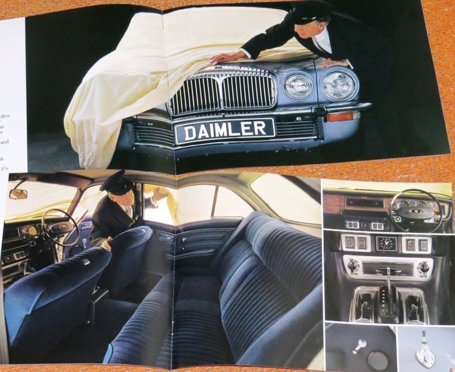 1975 Daimler Sovereign 3.4 esite -  KUIN UUSI