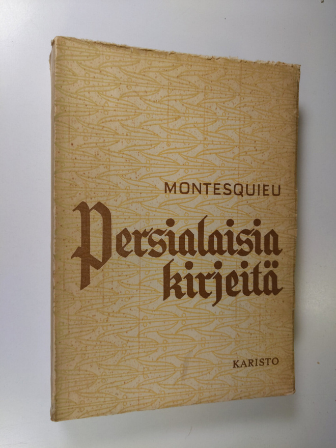 Montesquieu : Persialaisia kirjeitä