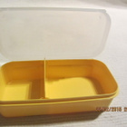 Tupperware Kvartetti 980ml tilanjakajalla, keltainen, uusi - pikkukuva 2