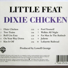 LITTLE FEAT Dixie Chicken CD - pikkukuva 2