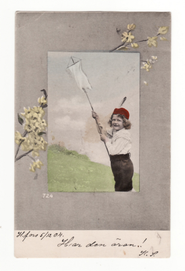 Postikortti, POIKA JA LEIJA, vanha v 1904