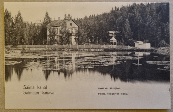 Saimaan kanava Paikka Rättijärven luona