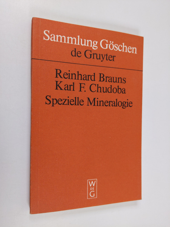 Reinhard Brauns ym. : Spezielle Mineralogie
