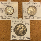 British Virgin Islands 3 kpl 1974 - pikkukuva 1