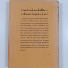Ilmari Caselius : Siviilioikeudellisia oikeustapauksia - pikkukuva 2