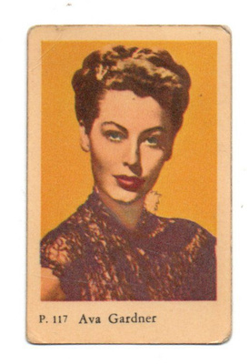 Purkkakuva P. n:o 117 AVA GARDNER