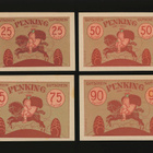 Itävalta Notgeld 25, 50, 75, 90 Heller, Penking 3. painos - pikkukuva 1