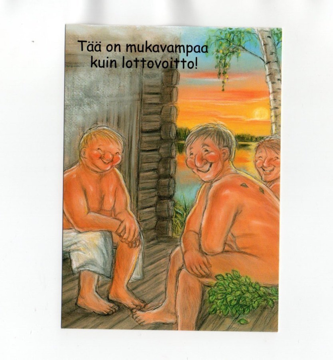 °"TÄÄ ON MUKAVAMPAA KUIN...".° -KORTTI /Hörölä