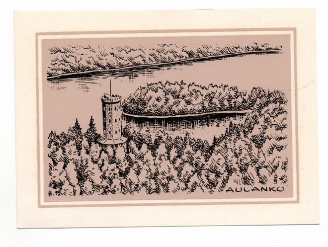 Hämeenlinna / Aulanko: torni ja Aulangonjärvi
