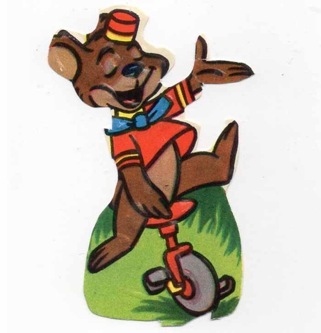 WANHA DISNEY / Dumbo - Timotei ajaa yksipyöräisellä.