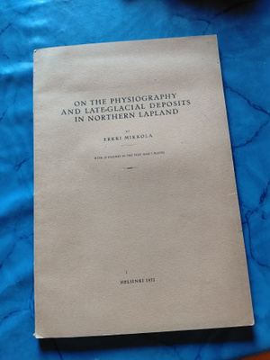 on the physiography and late glacial deposts in northern lap
