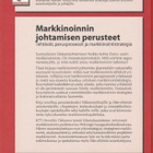 Henrikki Tikkanen: Markkinoinnin johtamisen perusteet - pikkukuva 2
