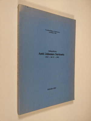 Juhlajulkaisu Antti Johannes Suviranta 1923 30/11 1983