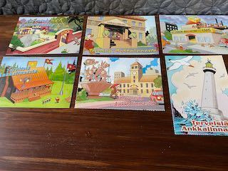 WALT DISNEY  **Aku Ankka -kortteja** 6 kpl