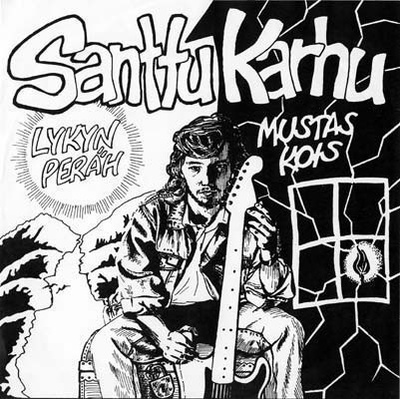 SANTTU KARHU - MUSTAS KOIS / LYKYN PERÄH - 7"