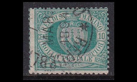 San Marino 14 o Vaakuna 10 C (1892)