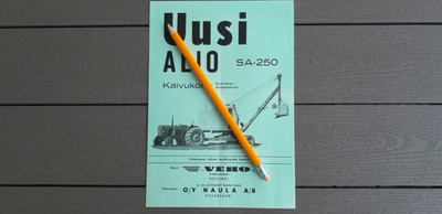 Alio SA-250 Kaivukone Esite 1957