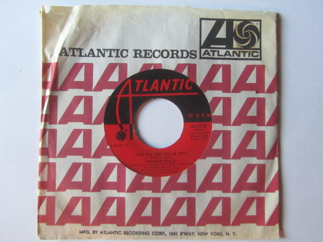 Stephen Stills: Love The One You´re With  7" single  1970