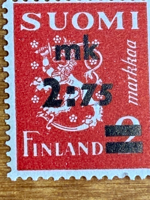 LEIJONAMALLI 1930 2,75MK/2MK**