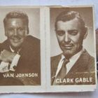 2 VANHAA Korttia Tupakkakuvat? Van Johnson Clark Gable 1940- - pikkukuva 1