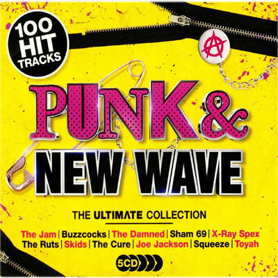 PUNK & NEW WAVE 5 CD - 100 TRACKS
