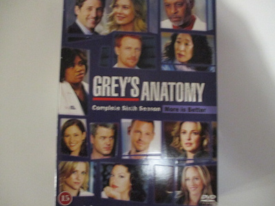 DVD GREYN ANATOMIA KAUSI 6