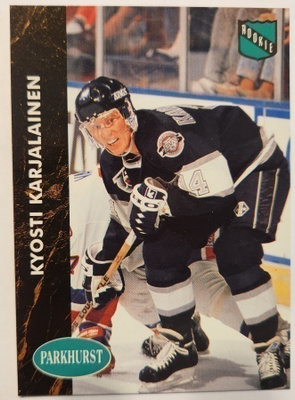 Kyösti Karjalainen jääkiekkokortti Parkhurst #295 1991-1992
