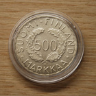 500 Markkaa 1952 Helsingin Olypialaiset Hopeaa - pikkukuva 2
