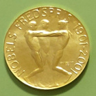 Norja 1/2 unssin kulta raha, 1500 Kroner 2001 Nobel palkinto - pikkukuva 1