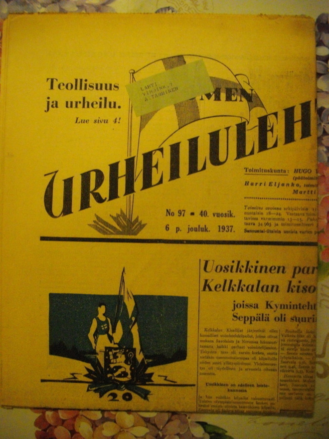 Suomen Urheilulehti Nro 97/1937 (30.9)