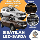 Dacia Duster I Sisätilan LED-sarja 10-osainen - pikkukuva 1