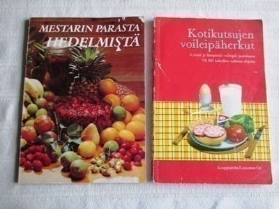 Keittokirjoja. 2,00€ kpl