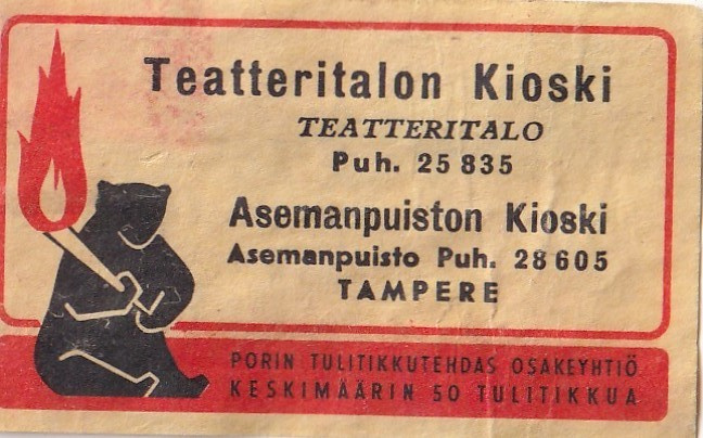 Tampere. Teatteritalon Kioski, Teatteritalo   .b476