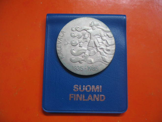50 mk hopea juhlaraha Kalevala - 1985