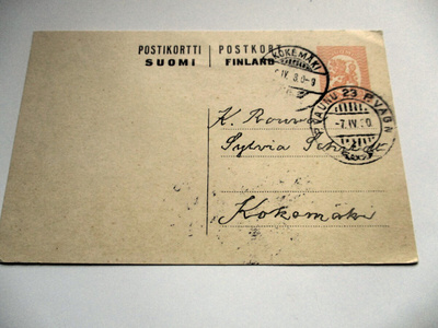 1930 PV30 ehiö Nisulasta Kokemäelle