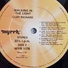 Cliff Richard – Walking In The Light LP UK 1984 - pikkukuva 3