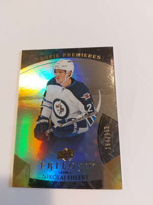 2015-16 Upper Deck Trilogy #124 Nikolaj Ehlers RC /999