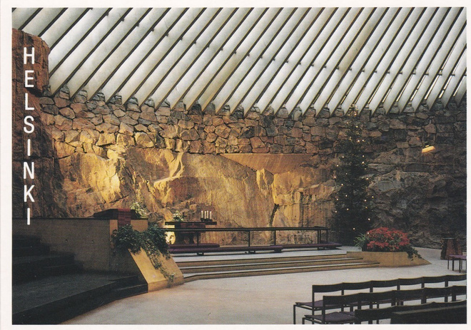 KIRKKOKORTTI - HELSINKI - TAIVALLAHDEN KIRKKO - SISÄKUVA - 6