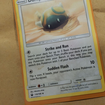 Dunsparce #110 Pokemon Celestial Storm non holo card